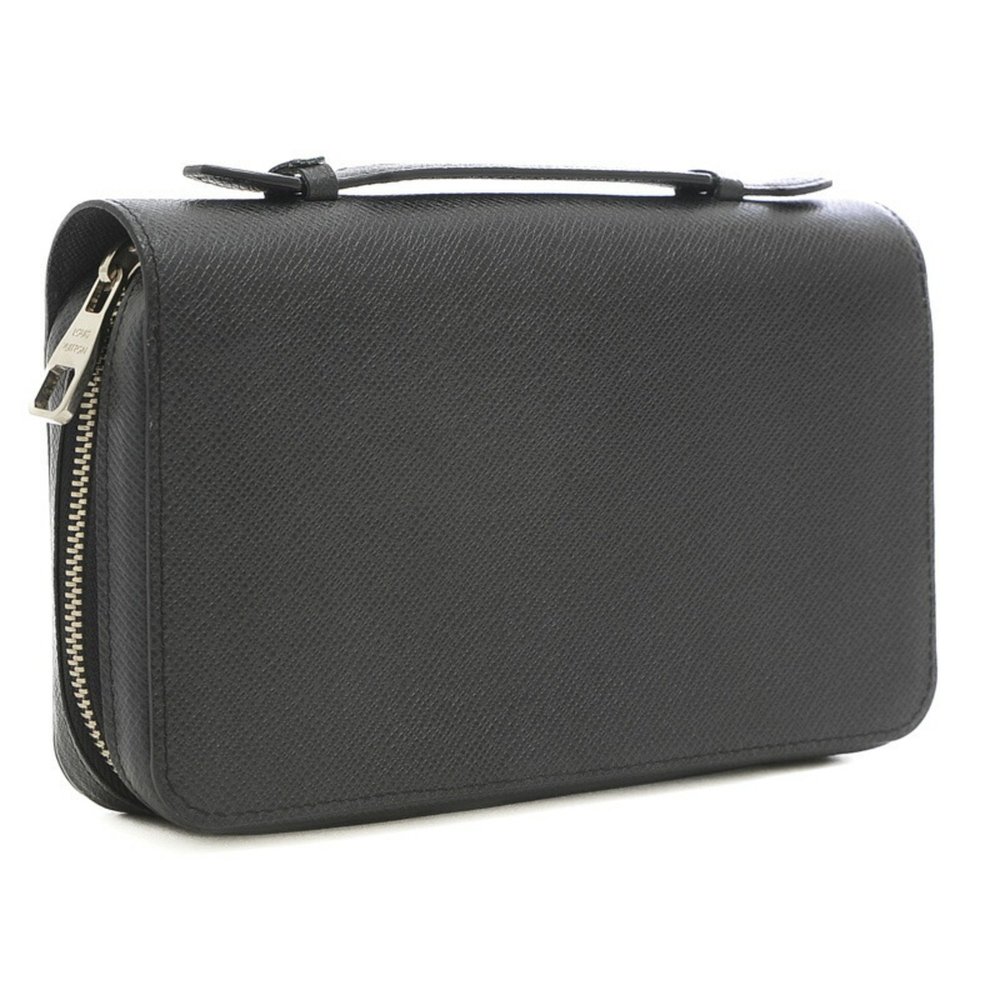 LOUIS VUITTON Taiga Zippy XL Round Zipper Long Wallet Noir M44275 - Picture 2 of 9